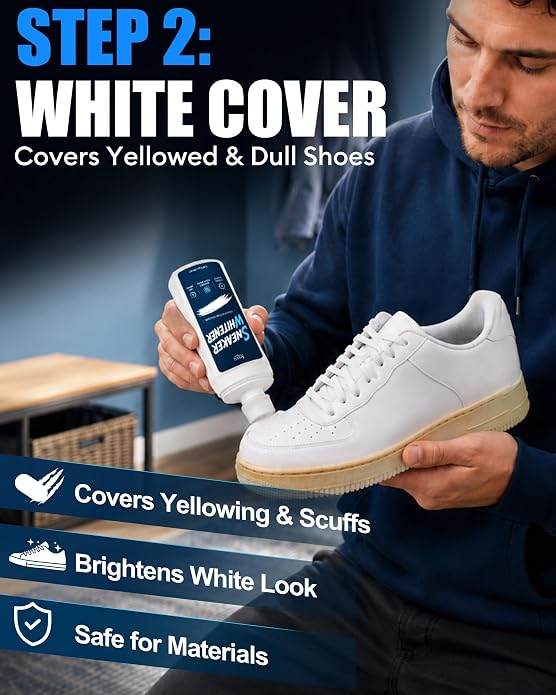 Jevvu Shoe Cleaner, Sneaker Cleaner Foam - Image 3