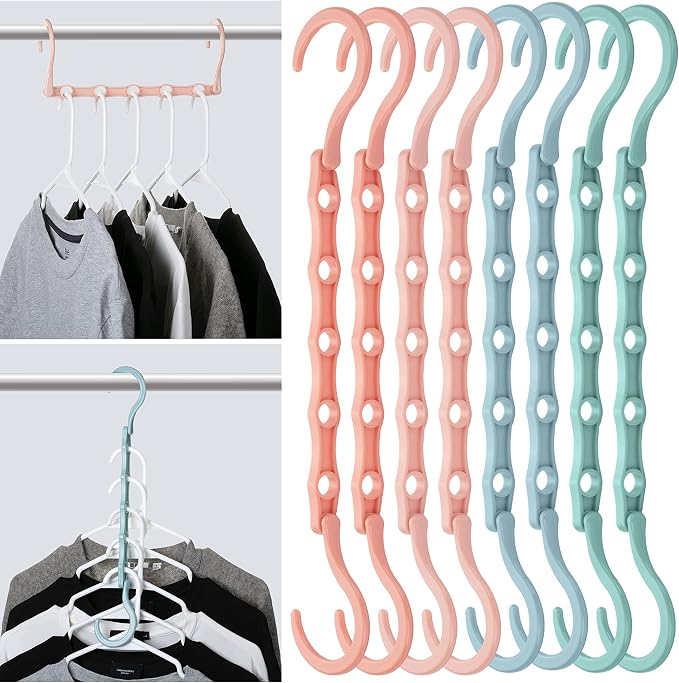 Mr. Pen- Space Saving Hangers, 360° Rotating Hooks | Magic Cascading Hanger by MrPen
