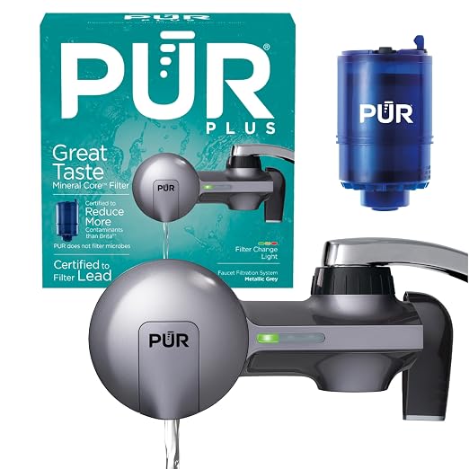 PUR Plus Horizontal Faucet Mount Filtration System by PUR