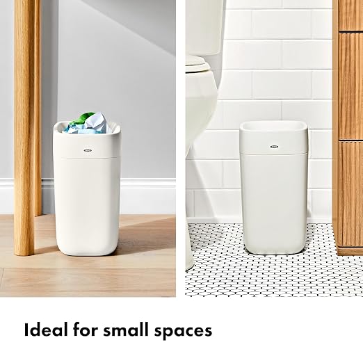 OXO Good Grips Trash Can, Bathroom Trash Can - Image 2