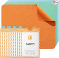 K&F CONCEPT Microfiber Lens Cleaning ClothX12, Glasses Cleaning, High Density | by KFCONCEPT
