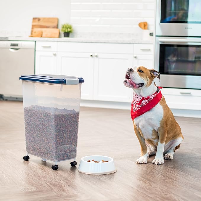 IRIS USA Dog Food Storage Container, Made in USA | Wheels - Image 5