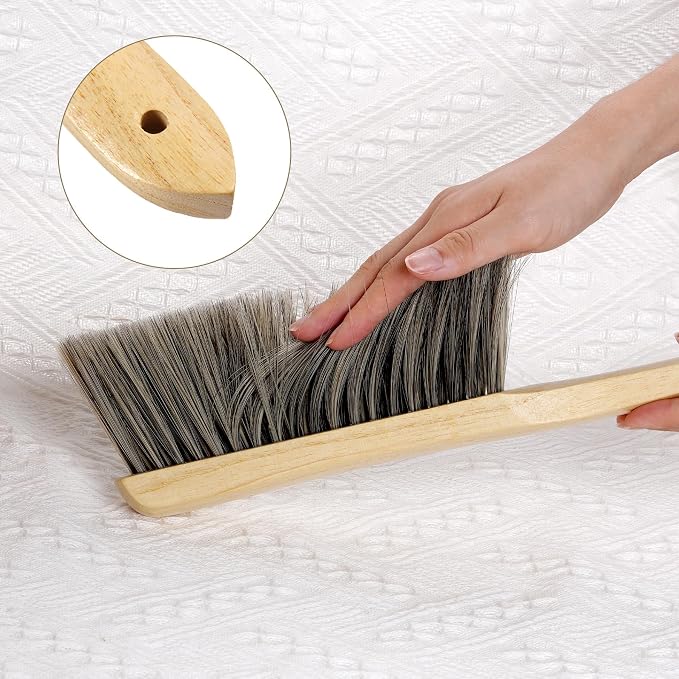 Rbenxia Wooden Handle Bench Brushes Soft Household Dust Cleaning Brushes | Soft - Image 4
