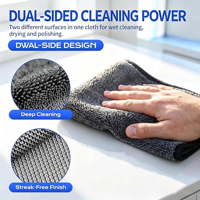 5PC Genie Magic Cleaning Cloth, - Image 4