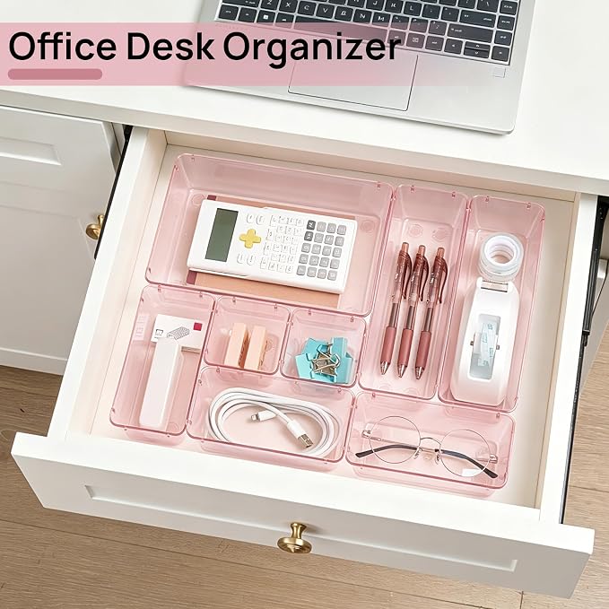 Vtopmart 25 Pack Plastic Drawer Organizers - Image 6