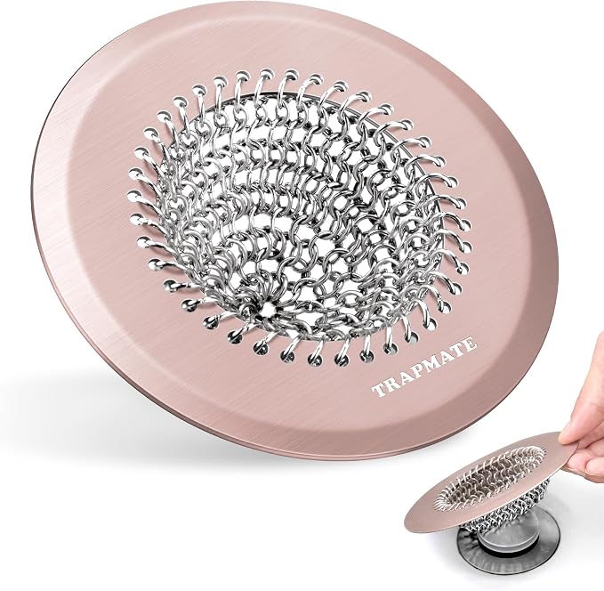 Shower Drain Hair Catcher, Fast Drainage Bathtub Drain Hair Catcher, Easy Clean by TRAPMATE