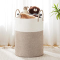 YOUDENOVA Cotton Rope Laundry Hamper Basket, 72L Blanket Basket by YOUDENOVA