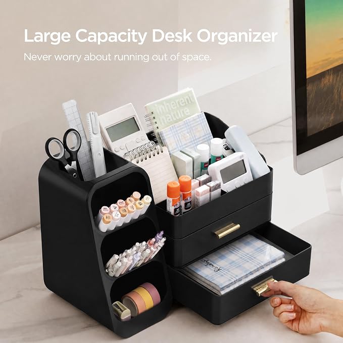 HBlife Desk Organizer with Pen Pencil Holder - Image 2