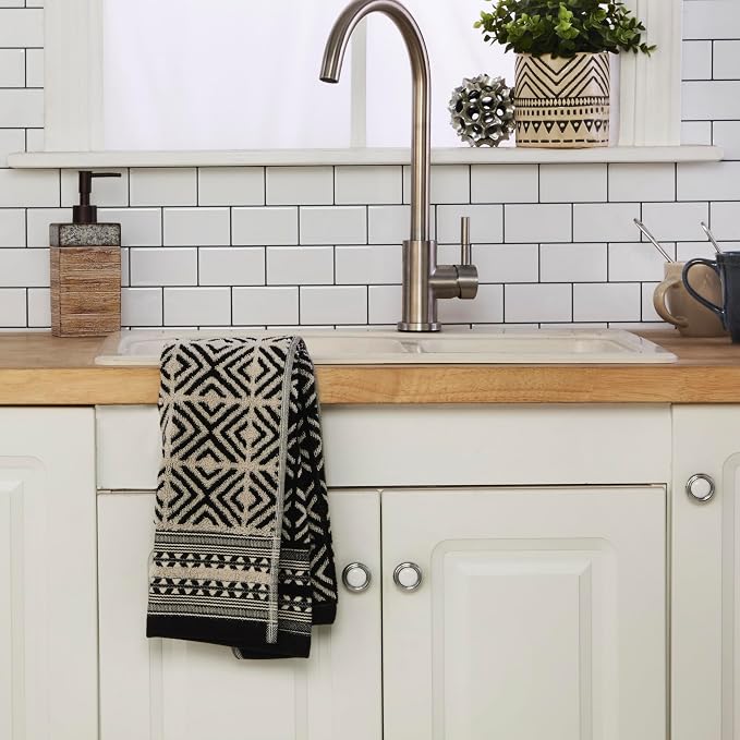 SKL Home Diamond Grid Bath Towel, Premium 100% Cotton - Image 5