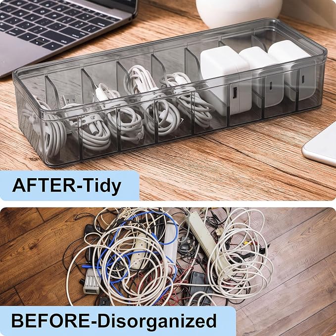 Tatuo 2-Pack Cord Organizer Box - Image 5