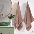 Superior Egyptian Cotton Plush Absorbent, Bath Towel Set of 2, Muted Mauve | by SUPERIOR