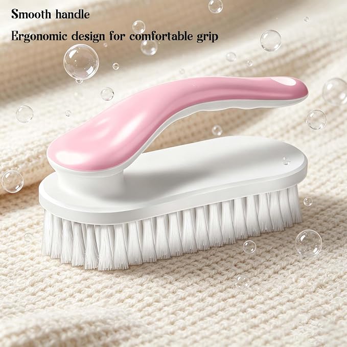 2 Pack Shoe & Laundry Cleaning Brush, Household Soft Bristle Scrubbing - Image 2