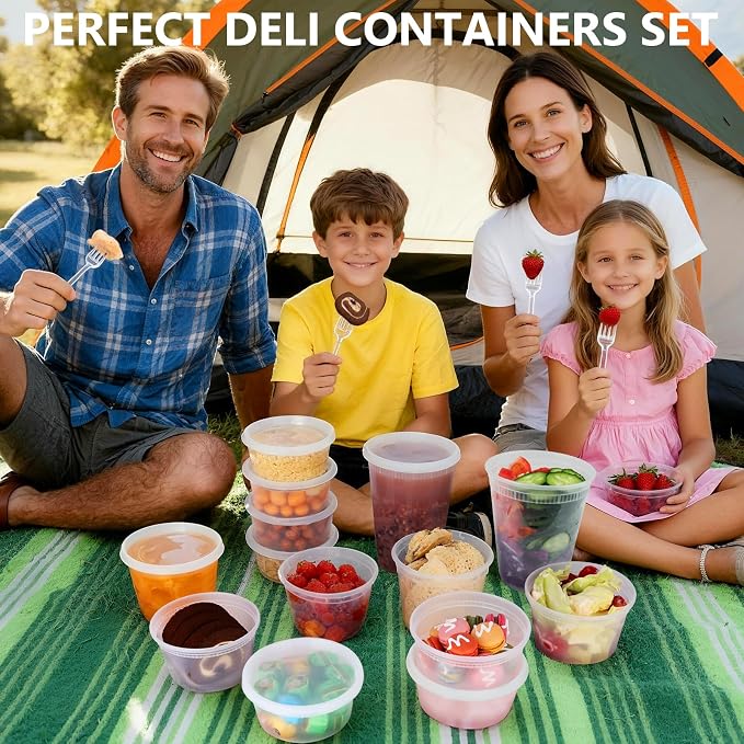 NESCCI 72 Sets Deli Containers - Image 4