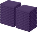 Homaxy 100% Cotton Waffle Weave Kitchen Dish Cloths 24-Pack, Eggplant | 12 x 12 by Homaxy