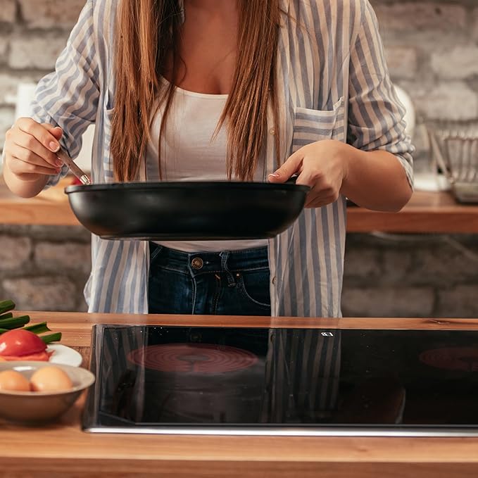 Electric Stove Cover Protector - Can be Used While Cooking - Glass Panel Overlay - Can Withstand over 1400 °F - Kitchen Essential for Cooktop Protection (27.5" x 20")