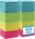 HOMEXCEL 100PK Microfiber Cleaning Cloth, Cleaning Rag by HOMEXCEL