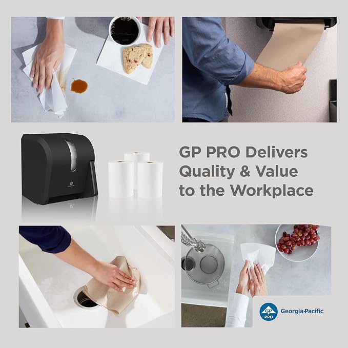 Pacific Blue Select 7.875" Premium 2-Ply Paper Towel Rolls by GP PRO, 350 Feet - Image 9