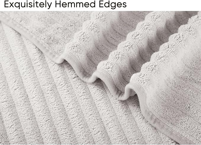 Luxury 3-Piece Quick-Dry Bath Towel Set – Ultra Soft Microfiber Towels | Hand - Image 8