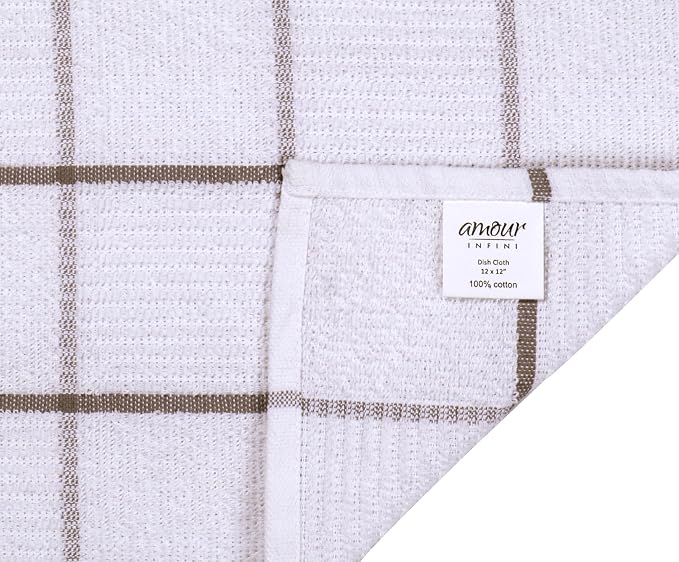 AMOUR INFINI Dish Cloths for Washing Dishes Set of 8 - Image 4