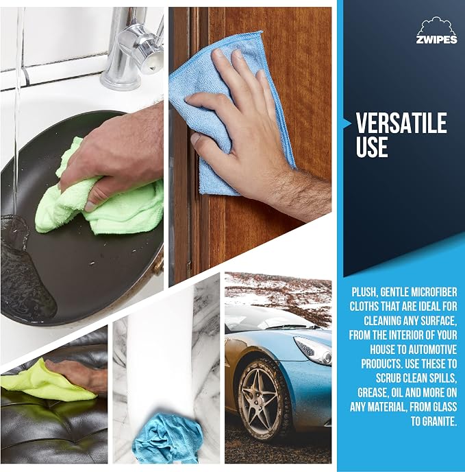 Zwipes Microfiber Towel Cleaning Cloths - Image 3