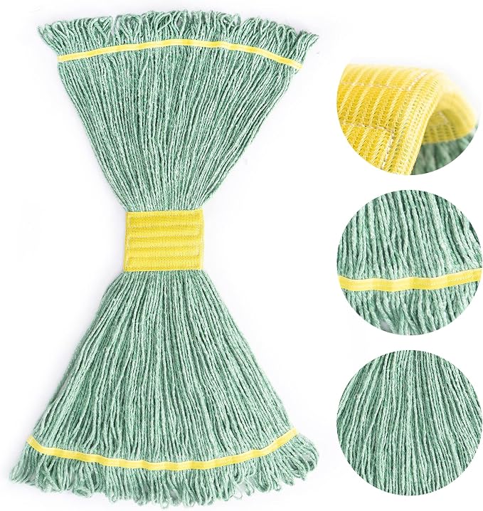 Matthew Cleaning 3Pcs 5'' Headband White&Orange&Green 24Oz Commercial String - Image 4