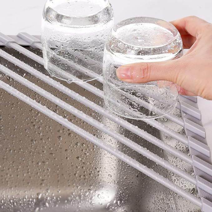 Tomorotec Triangle Roll Up Dish Drying Rack - Image 8