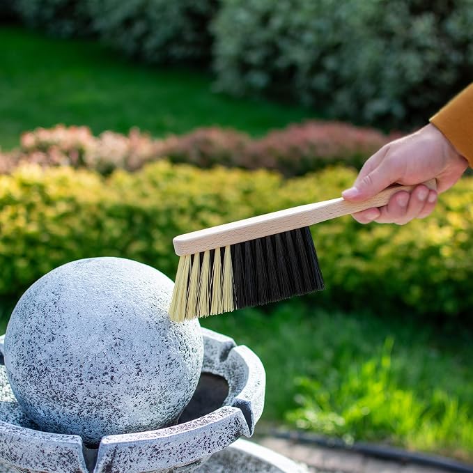 11.2" Hand Broom Medium-Soft Bristles Bench Brush, Sweeping Brush - Image 5