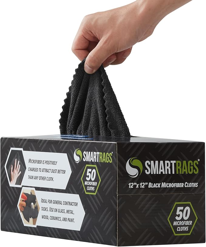 Arkwright Smart Rags Microfiber Cleaning Cloths, Lint Free 180 GSM Reusable - Image 4