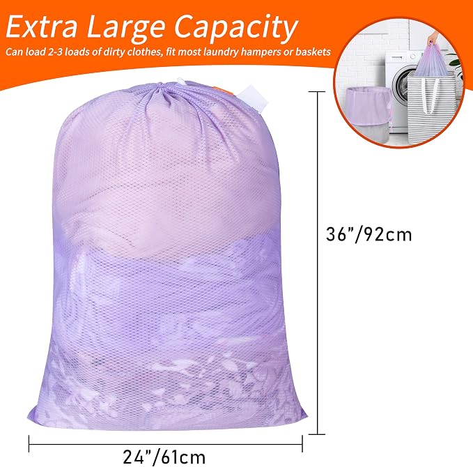 Polecasa Heavy Duty Diamond Mesh Laundry Bag - Image 3