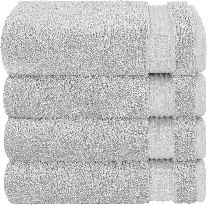 Cotton Paradise 100% Cotton Turkish Towel Set, Soft Absorbent Quick Dry - Image 5