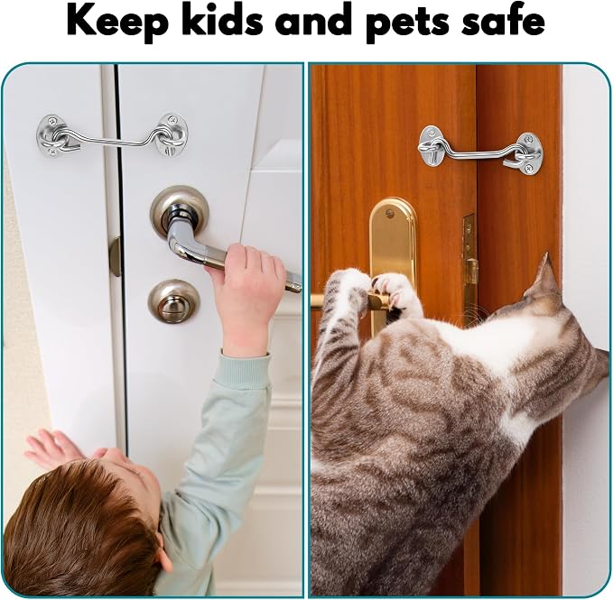 3 Inch Privacy Hook and Eye Latch - Image 5