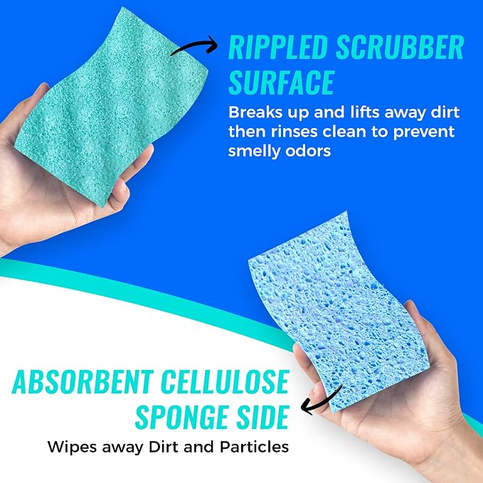 SCRUBIT Multi-Use Scrub Sponge – Non-Scratch Kitchen Sponges - Image 4