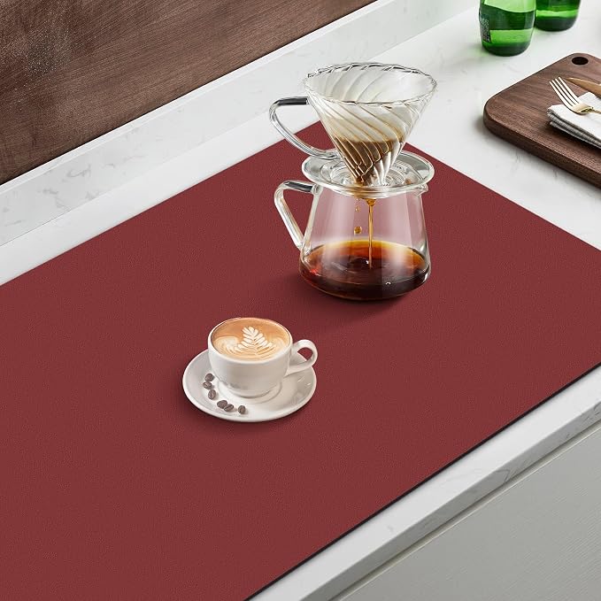 Coffee Mat Super Absorbent Dish Drying Mat Coffee Bar Mat 18"x 36" - Image 5