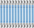 Boao 12 Pcs Bedsheet Strap Elastic Clip, Sky Blue, 4-8 Inch Length | Sturdy by Boao