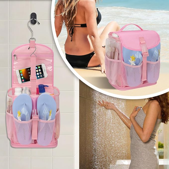 Hanging Mesh Shower Caddy Portable - Image 8