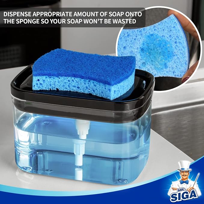 MR.SIGA Dish Soap Dispenser - Image 3
