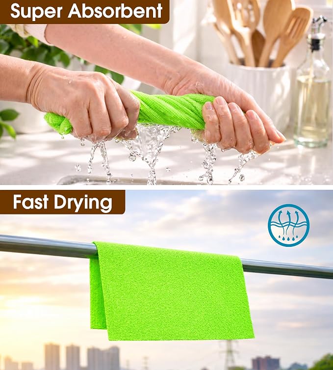 KitchLife Microfiber Cleaning Cloth Roll, 100 Pack - Image 8