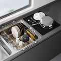 JASIWAY Gold Dish Drying Rack in Sink by JASIWAY
