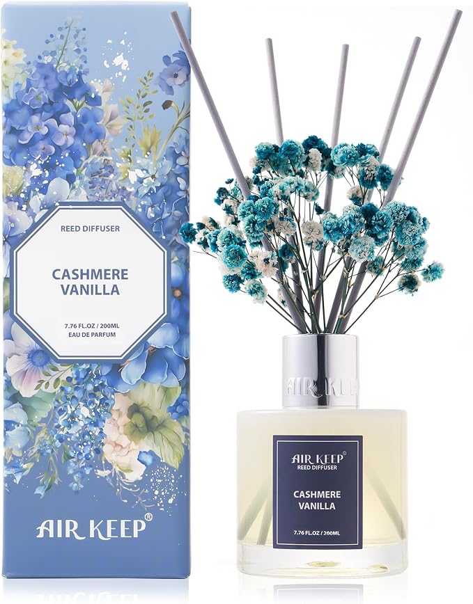 Reed Diffuser Set/Cashmere Vanilla/6.76 fl oz/1 Pack/Home & Office Decor - Image 2