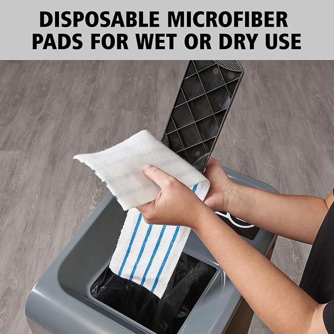 Rubbermaid HYGEN Disposable Microfiber Pad 18 Quick Connect Mop System 50 Count - Image 7