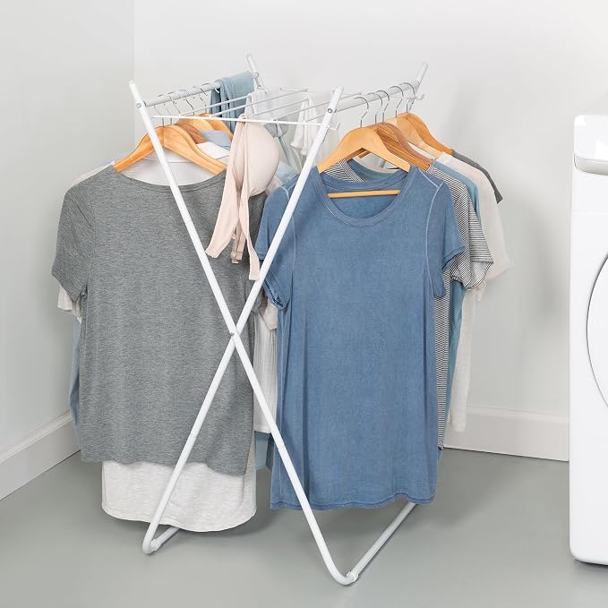 Honey-Can-Do Easy-Fold Collapsible Clothes Drying Rack, Sturdy Metal Laundry - Image 2