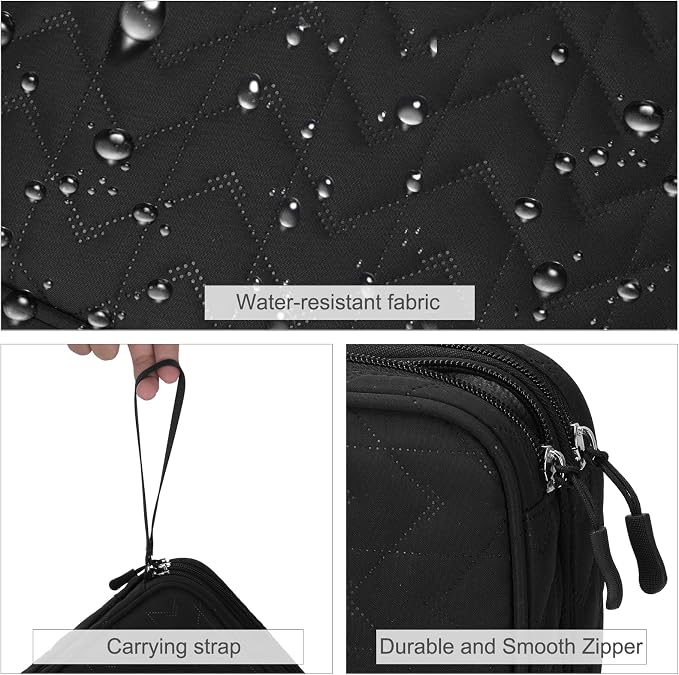 FYY Electronic Organizer, Travel Tech Pouch Bag, Extra Large, Waterproof - Image 4
