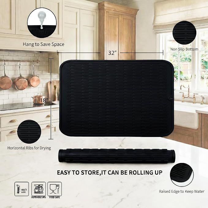 MicoYang Silicone Dish Drying Mat - Image 2