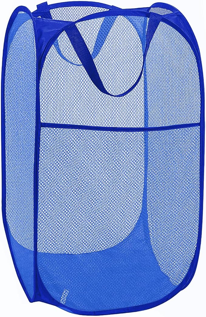 Mesh Laundry Hamper, Pop Up Laundry Basket, Collapsible Clothes Storage Bin by Buenod