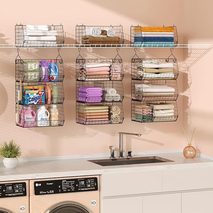 Jautokerdar 3 Tier Closet Hanging Shelves - Image 4