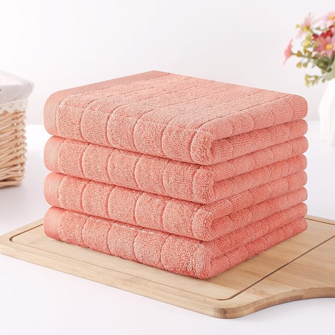 Homaxy 100% Cotton Terry Kitchen Towels, 12 Pack - Image 8