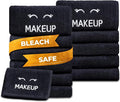 White Classic Bleach Safe Black Makeup Washcloths by WhiteClassic