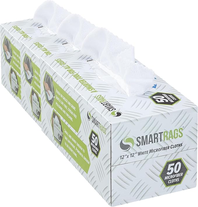 Arkwright Smart Rags Microfiber Cleaning Cloths, Lint Free 180 GSM Reusable by Arkwright