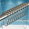 BigFoot Shower Curtain Hooks, Stainless Steel, Rust-Resistant, Easy Install | by BigFoot
