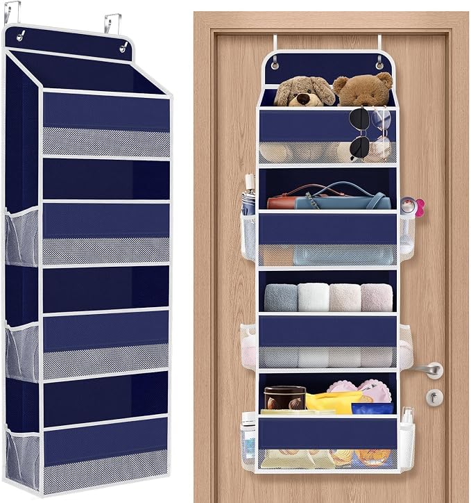 1Pack Over The Door Organizer Large Capacity Hanging Storage Room Organizer by SpaceHacks